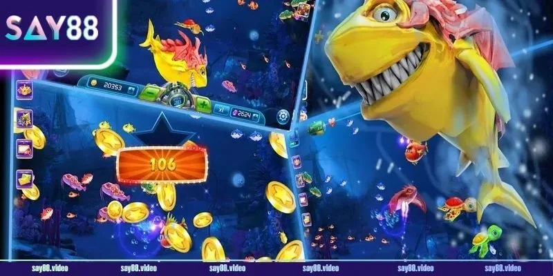 Cách chơi bắn cá ăn xu Say88 có luật rất dễ hiểu.
