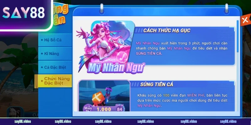 Chú ý các tính năng đặc biệt khi chơi bắn cá SAY88