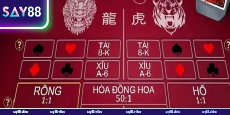 Nắm được quy tắc trong cách chơi rồng hổ Say88.