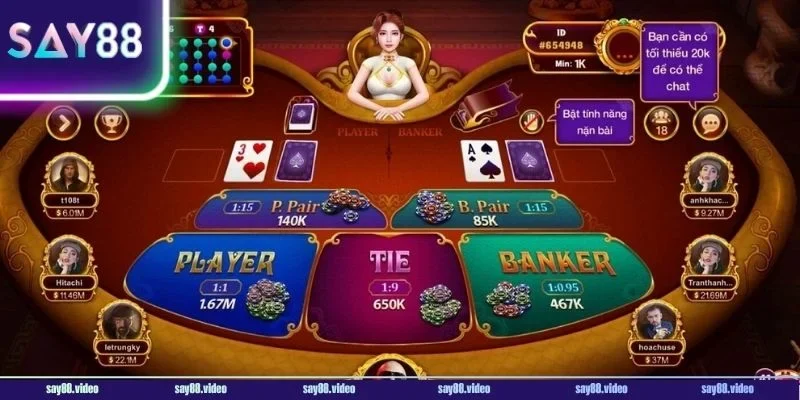 Sơ lược về quy trình chơi bài Baccarat từ Say88.
